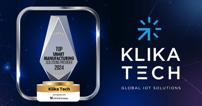 Klika Tech Recognized as Top 10 Smart Manufacturing Solutions Provider by Managing Manufacturing