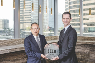 Hongkong Land’s Entire Central Portfolio Achieves LEED Platinum Rating, Representing 27% of all LEED EBOM Platinum-Certified Buildings in Hong Kong