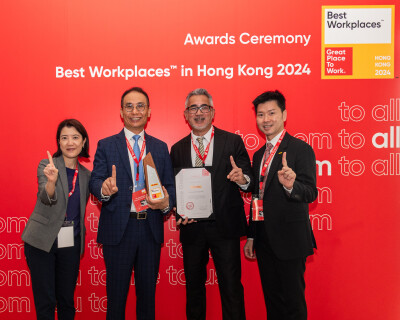 DHL Express ranks 1st  on Hong Kong’s Best Workplace list in 2024