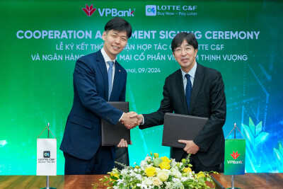 VPBank in cooperation with LOTTE C&F to support customers in "Buy now, pay later"