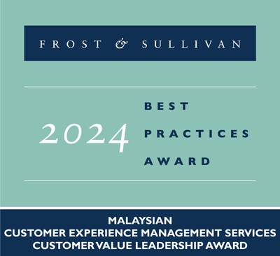 Daythree Business Services Sdn Bhd Recognized with Frost & Sullivan's 2024 Malaysian Customer Value Leadership Award for Innovative Tech-Enabled Customer Experience Solutions