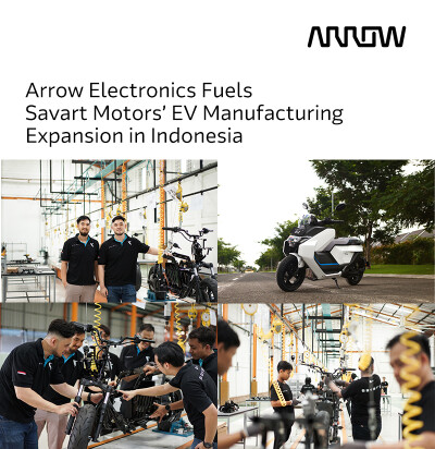 Arrow Electronics Fuels SAVART Motors’  EV Manufacturing Expansion in Indonesia