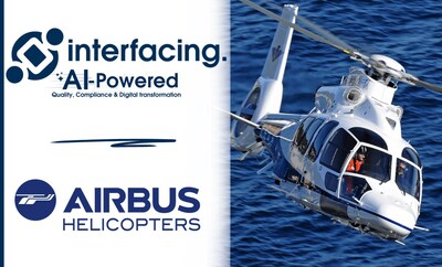 Interfacing to provide a Global AI-Powered System for Document, Process and Regulatory Management for Airbus Helicopters