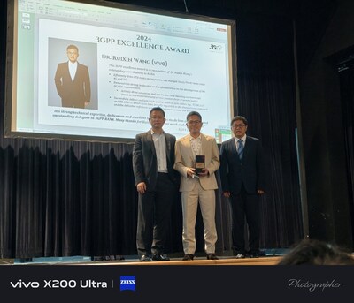 vivo Expert Dr. Wang Ruixin Wins 3GPP Excellence Award for Outstanding Contribution to 5G OTA Standards