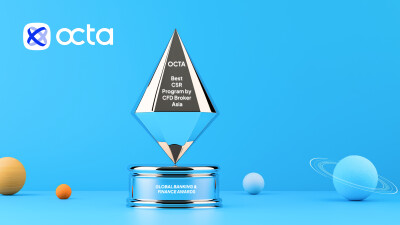 Octa receives the 'Best CSR program by CFD broker Asia 2025' award