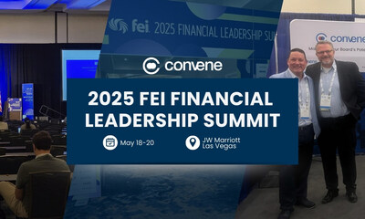 Convene Showcases Smart Board Governance for AI & Risks at FEI's Financial Leadership Summit 2025