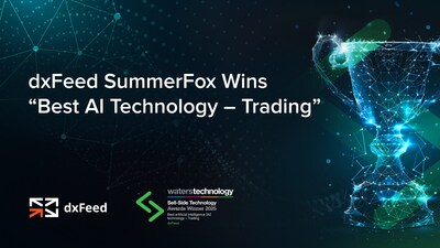 dxFeed SummerFox Wins "Best AI Technology - Trading" at the 2025 Sell-Side Technology Awards