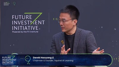 Squirrel Ai Founder Haoyang Li Highlights AI-Driven Talent Transformation and the Future of Education at Saudi Arabia's FII9