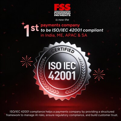 FSS becomes the first payments company in India, ME, APAC & South Africa to achieve ISO/IEC 42001 Certification