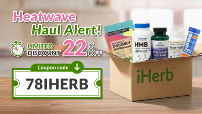 iHerb Launches "Heatwave Essentials" Campaign for Singapore Consumers (22% off sitewide)
