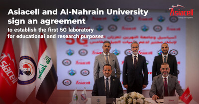 With the support and sponsorship of the Communications and Media Commission 'CMC', Asiacell and Al-Nahrain University announce the opening of the first 5G lab for educational purposes in Iraq
