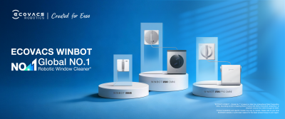 The World’s #1 Bestselling Robotic Window Cleaner: ECOVACS WINBOT Restores Crystal-Clear Views with Ease